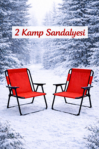 kolayav.com avın en kolay yolu 2'li Katlanır Kamp Sandalyesi Piknik Sandalye