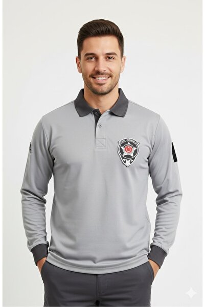 elma abone Özel Güvenlik Uzun Kol Polyester Unisex Yazlık Tişört