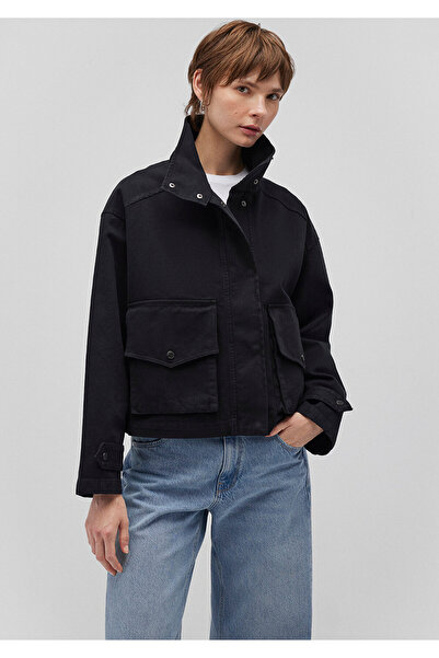 Mavi MAVİ KADIN DİK YAKALI CEKET Kömür 1110254-70087