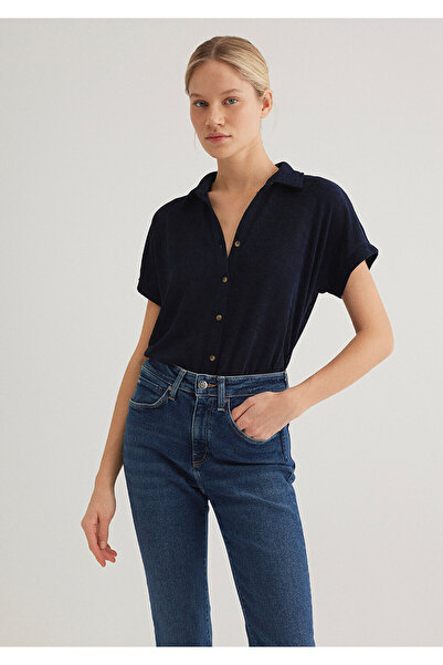 Mavi Lux Touch Standard Polo T-Shirt - Navy,1612142-82318