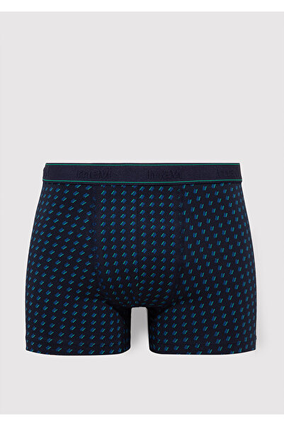 Mavi Baskılı Lacivert Boxer 0911051-30717