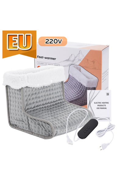 Choice وسادة تدفئة قدم كهربائية مقاس 26*28*22 سم من الاتحاد الأوروبي/الولايات...