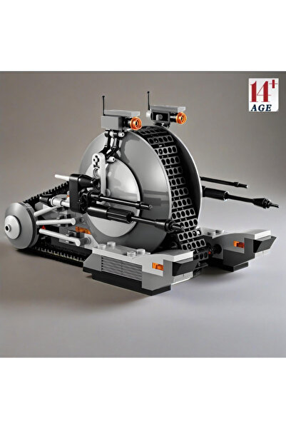 Miniso مع دليل ورقي، بدون صندوق - نموذج بناء روبوت دبابة من فيلم "هيمنة الفضا...