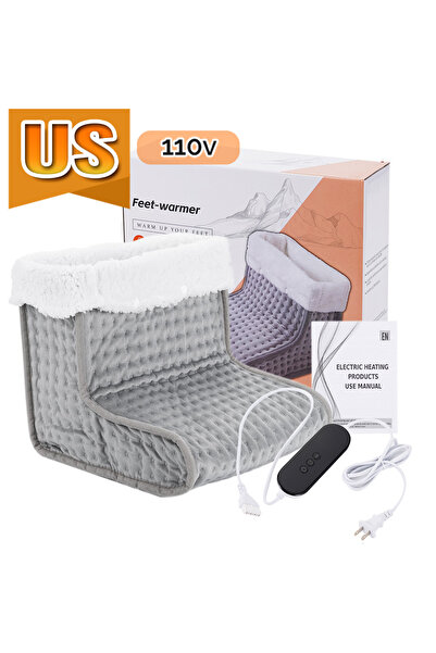 Choice وسادة تدفئة قدم كهربائية مقاس 26*28*22 سم، مقاس الولايات المتحدة/الاتح...