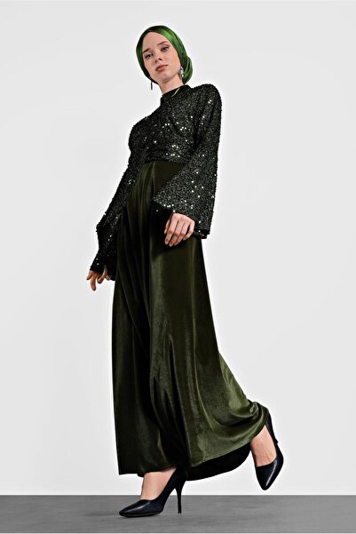 Alvina فستان بأكمام البوق 40291