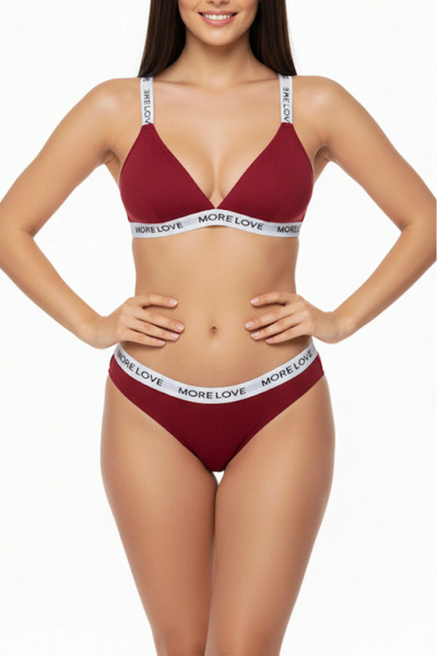 ZENCHES Σετ σουτιέν/μπραλέτ με μισή επένδυση – Κομψό και άνετο σχέδιο