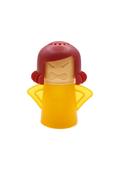 Choice منظف فرن الميكروويف "أنغري ماما" الأصفر، قطعة واحدة، سهل التنظيف، منظف...