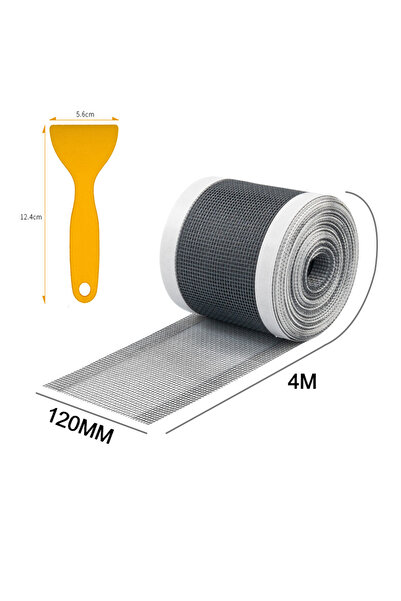 Choice ملصقات تصريف أرضية ذاتية اللصق، مقاس 120 مم × 4 م، طول 5-100 م، قابلة للقص، لتجميع شعر مصارف الدش، شبكة للاستخدام مرة واحدة