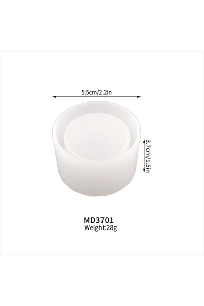 Choice قالب سيليكون على شكل أصيص زهور عصارية، صندوق تخزين مجوهرات بيضاوي الشك...