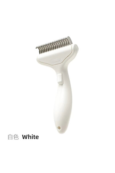 Choice فرشاة ومشط لإزالة شعر الكلاب من الفولاذ المقاوم للصدأ الأبيض، فرشاة لإ...