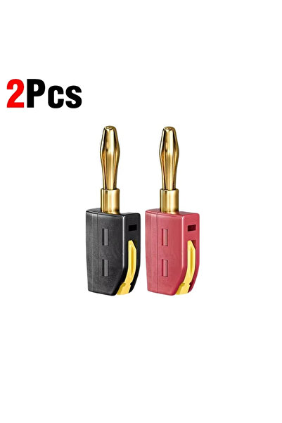 Choice موصل موز محمول أسود وأحمر 32 أمبير 4 مم، توصيل سريع بدون لحام، عالي ال...