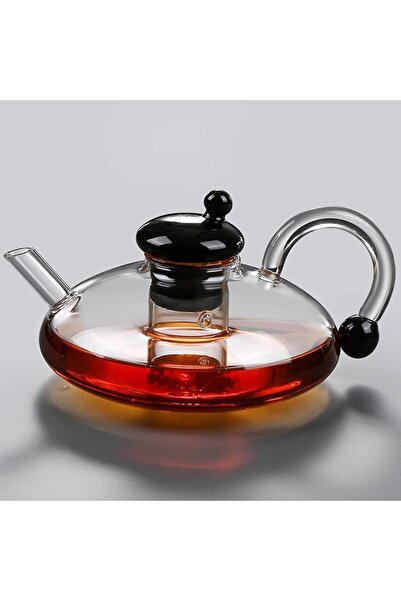 Choice transparent Clear Glass Teapot with Infuser Heat Resistant for Loose L...