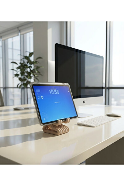 Elana Design Masaüstü Kaymaz Taban Telefon ve Tablet Standı - Kulaklık ve Not...