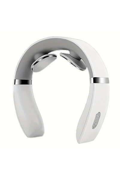 Choice جهاز تدليك الرقبة الأبيض العابر للحدود، واقي للكتف والرقبة، صغير الحجم، محمول، للاستخدام المنزلي، لدعم فقرات الرقبة.