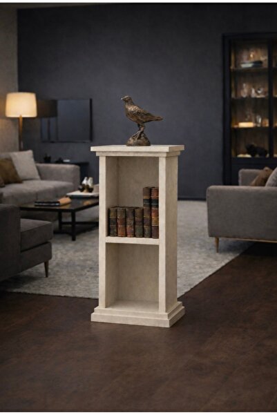 MAHZA GRUP Lüx Tekli Traverten Loft Sütun 75 x 30