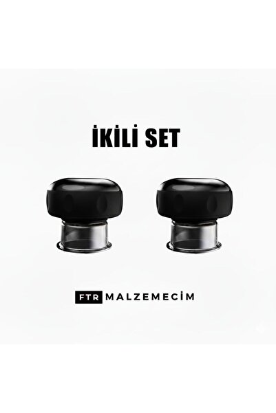 FTRMALZEMECİM 12 Seviyeli ikili akıllı kupa masaj seti (siyah)