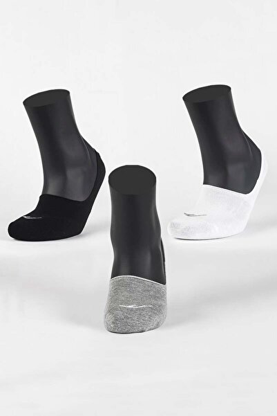 MARATON 3-Piece Unisex White Socks