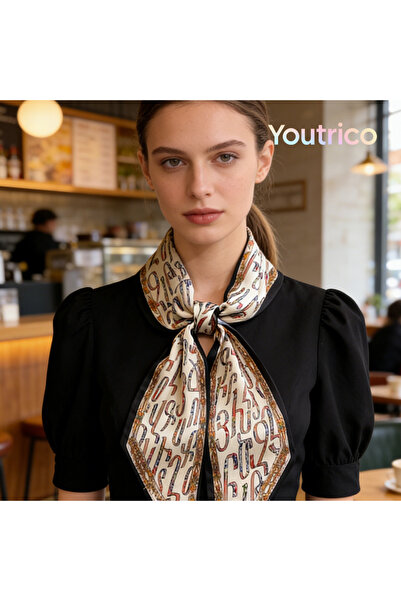 Youtrico Long silk scarves,Headbands,Artistic digital patterns,147cm