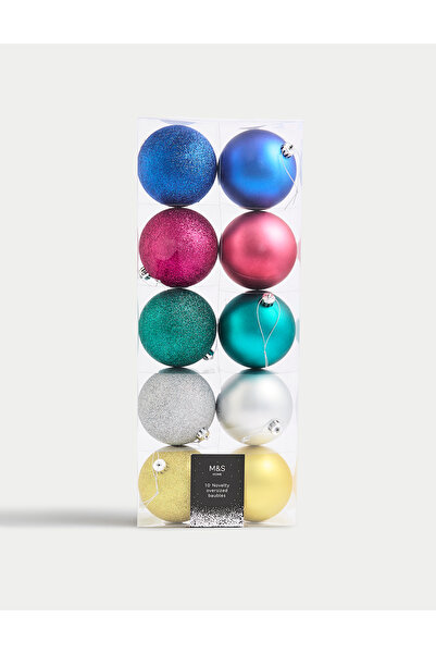 Marks & Spencer 10'lu Büyük Boy Yılbaşı Süsü