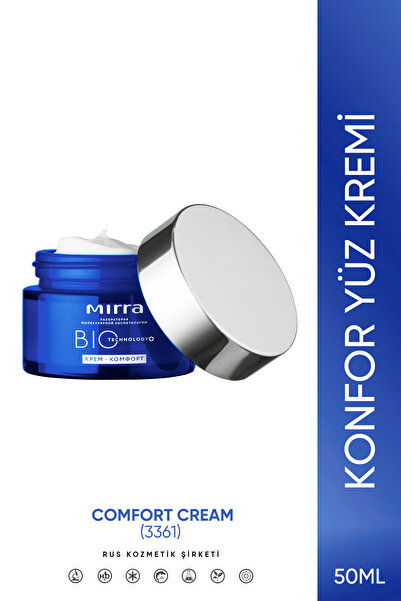 Mirra Comfort Cream Yüz Kremi Cilt bariyer onarıcı Yatıştırıcı Üre içeren Su ...