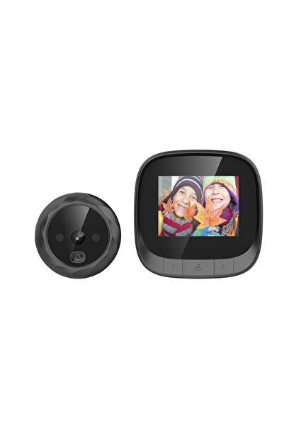 smackbio Akıllı Dijital Kapı Dürbünü ve Zil Seti(SM-INT-V24)