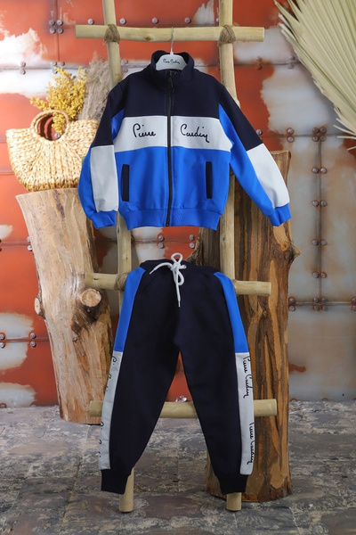 Pierre Cardin بدلة رياضية قطنية للأطفال 301813