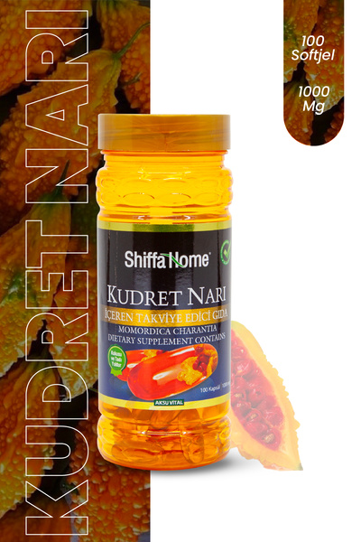Shiffa Home Zeytinyağlı Kudret Narı Softjel 100 Kapsül 1.000 Mg