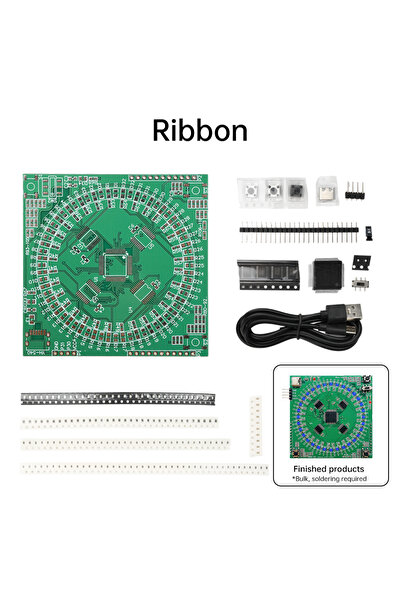Choice طقم لحام LQFP64 مع سلك طاقة، طقم لوحة تدريب لحام SMD بجهد 5 فولت، مصبا...