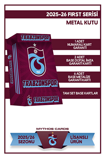 Trabzonspor 2025-26 MYTHOS FİRST - METAL KUTU