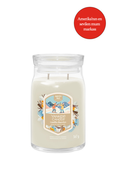 Yankee Candle Vanilla Flurries Signature Büyük Mum