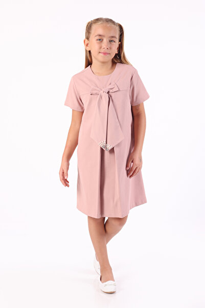Pafim PAFİM KIZ ÇOCUK FİYONKLU ELBİSE 9-12 YAŞ