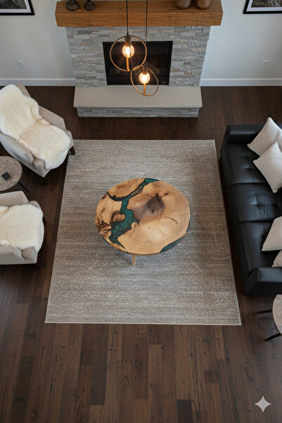 GökçesanSehpa Ahşap & Epoksi Orta Sehpa