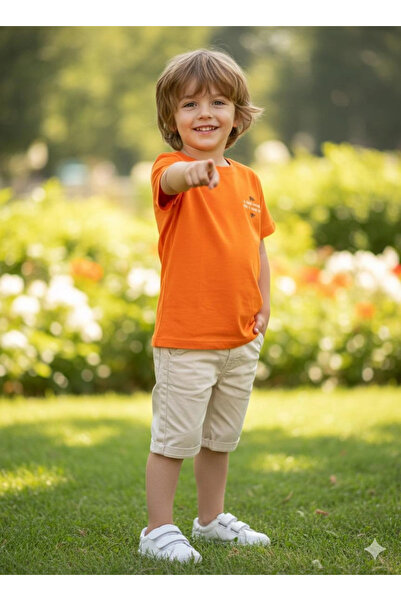 nk kids طقم شورت فاخر للأطفال من سن 4-8 سنوات