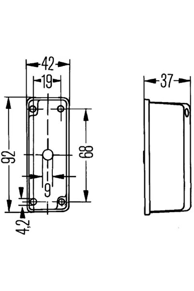 Hella Lumina De Clarificare Montant Lateral Man L2000/Tgl 1