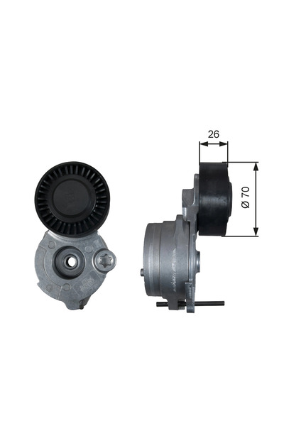 GATES Intinzator Curea, Curea Distributie Audi Q5 Van (8rb) 2012-2017 Diesel