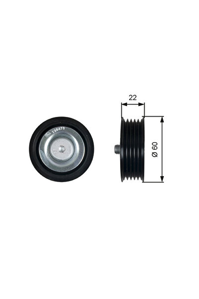 GATES Rola Ghidare/conducere, Curea Transmisie Hyundai I30 Kombi Van (gde, Gd) 2015-2020 Diesel