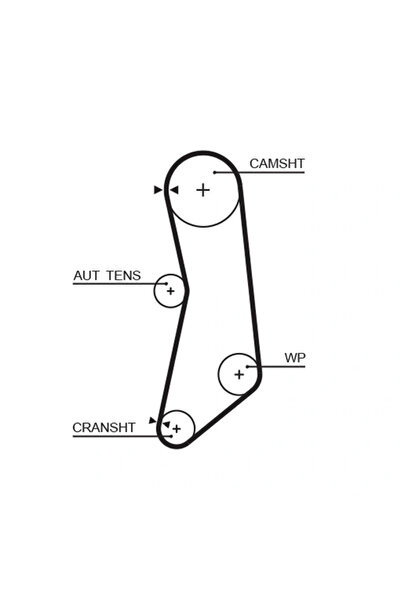 GATES Curea De Distributie Fiat Panda