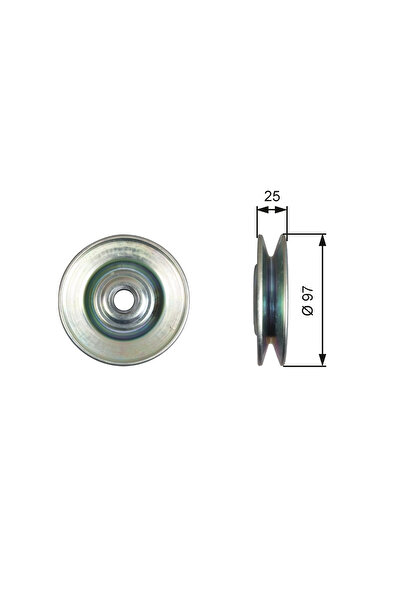GATES Rola Ghidare/conducere, Transmisie Mercedes-benz Sprinter 5-t Caroserie (b906) 2006-2016 Diesel
