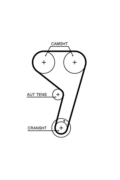 GATES Set Curea De Distributie Ford Focus Iii Caseta/ Hatchback 2012-2017 Benzina