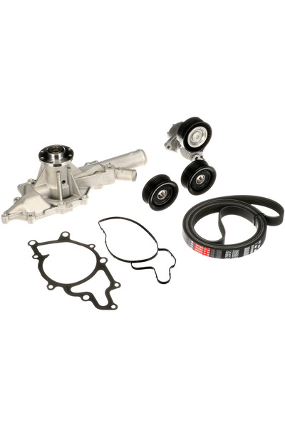 GATES Pompa Apa + Set Curea Transmisie Cu Caneluri Mercedes-benz Viano (w639) 2003-2011 Diesel