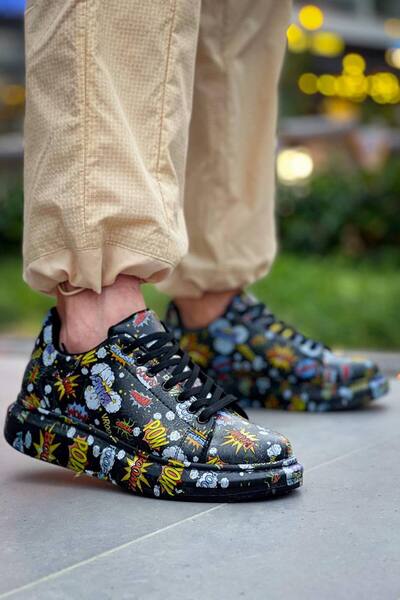 Zapatos حذاء رياضي رجالي من KB-X500 برباط يومي من مطبوع طبقات من الجلد CST - ...