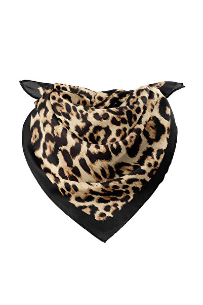 sema aksesuar Klasik Leopar Desen Fular Bandana 50 Cm