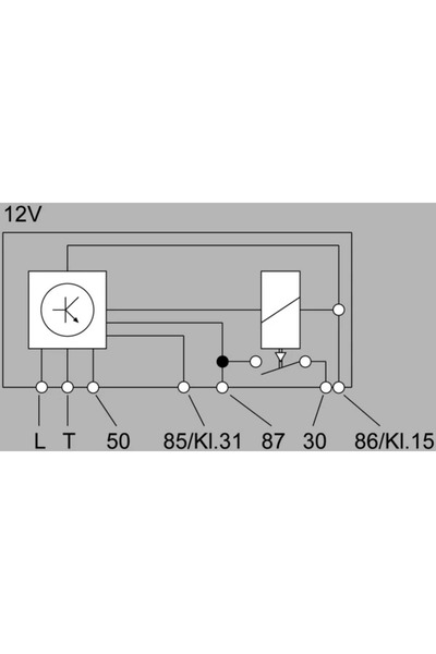 Hella Control Unit, Glow Plugs Vw Lt 40-55 I Platform / Chassis (293-909) 1978-1996 Diesel