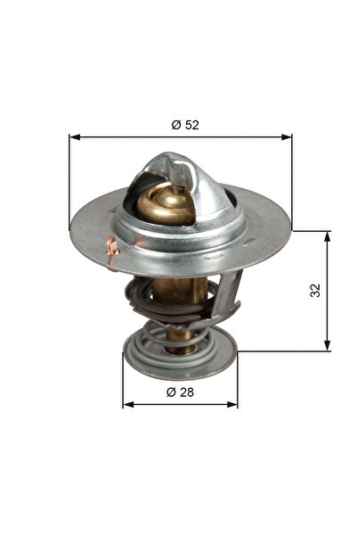 GATES Termostat Lichid Racire Ford B-Max/C-Max 2/Ecosport