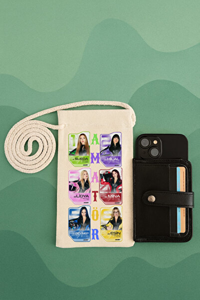 lovver Manifest Grup Amatör Şarkı Tasarımlı İpli %100 Organik Telefon Kılıfı ...