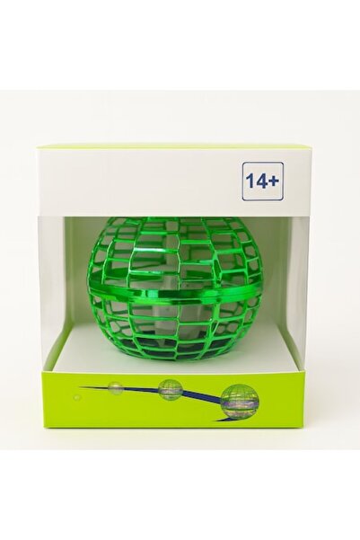 OEM Minge bumerang zburătoare verde cu telecomandă și încărcare USB, 9,5 cm, LED, antistres, infraroșu C