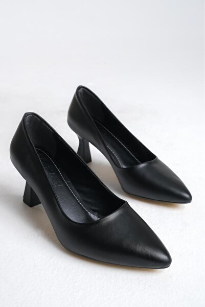 S.ELWAN SHOES SİTİLETTO AYAKKABI KADIN TOPUKLU 5 CM FINDIK ÖKÇE YUMUŞAK DERİ