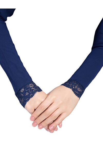 LA SEFA Arm Sleeve Lace Hijab Flexible Lycra Combed Cotton Fabric