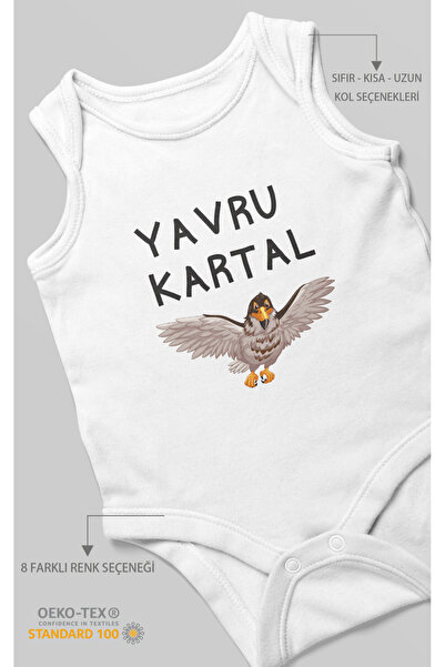 MorivoKids Baby Eagle Printed Baby Bodysuit – Bodysuit with Snap Fasteners | ...