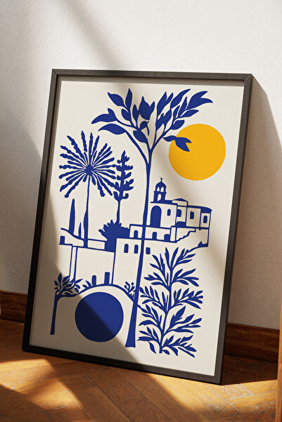 Base Concept Διακοσμητικός πίνακας αφίσας μοντέρνας σχεδίασης με θέμα το τοπί...